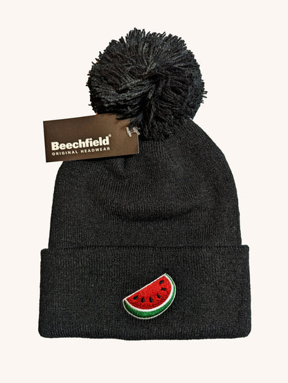 Kids Watermelon Pompom Beanie