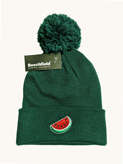 Kids Watermelon Pompom Beanie