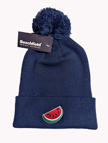 Kids Watermelon Pompom Beanie