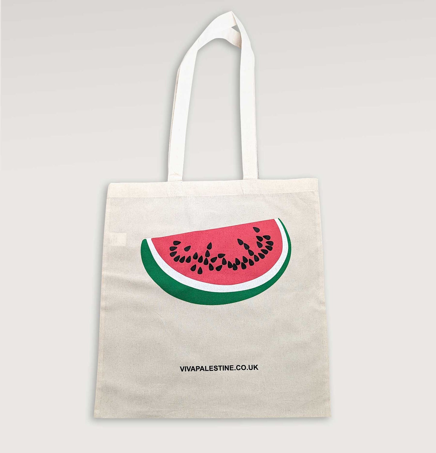 Palestine Watermelon Natural Cotton Tote Bag