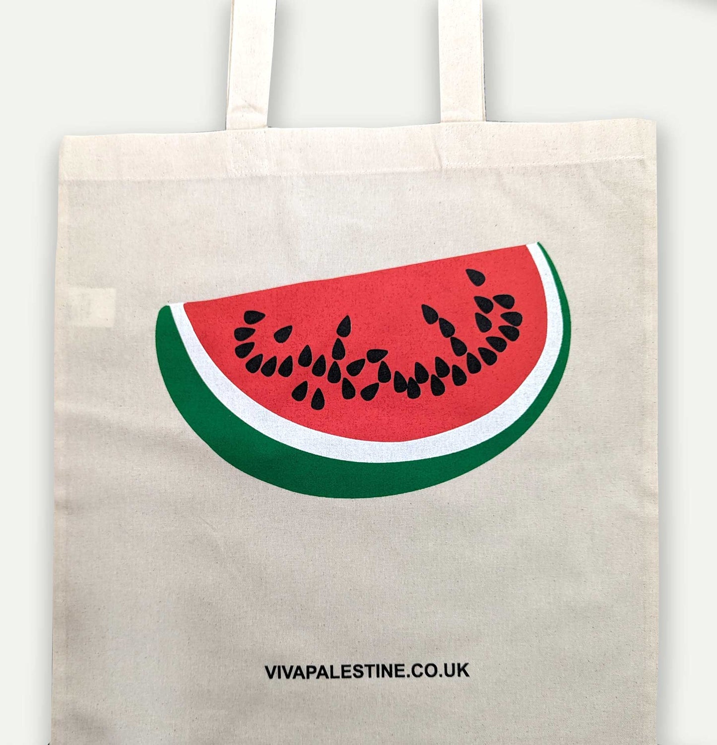 Palestine Watermelon Natural Cotton Tote Bag