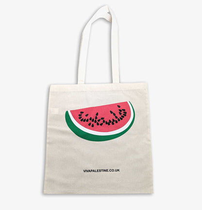 Palestine Watermelon Natural Cotton Tote Bag